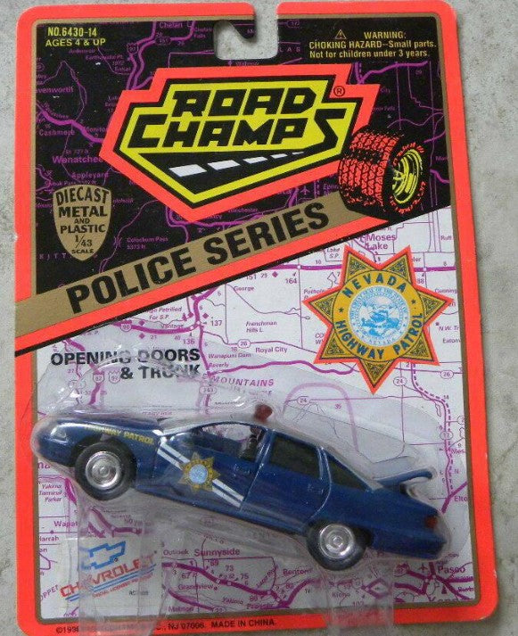 Road Champs 6430-14 1:43 Diecast Nevada Highway Patrol Chevrolet Caprice