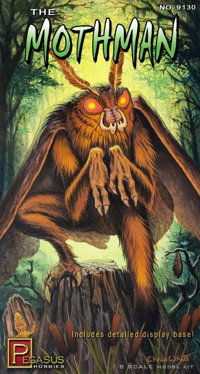 Pegasus Hobby 9130 1:8 Cryptozoology Series The Mothman Plastic Model Kit