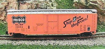 Bachmann 76636 N Scale Frisco 50' Plug Door Box Car