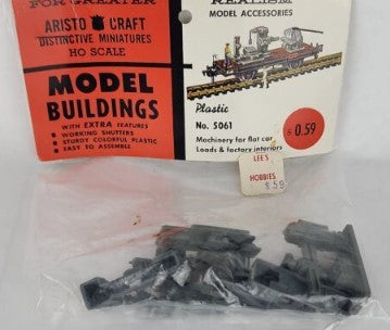 Aristo-Craft 5061 HO Machinery For Flat Car Loads & Factory Interiors