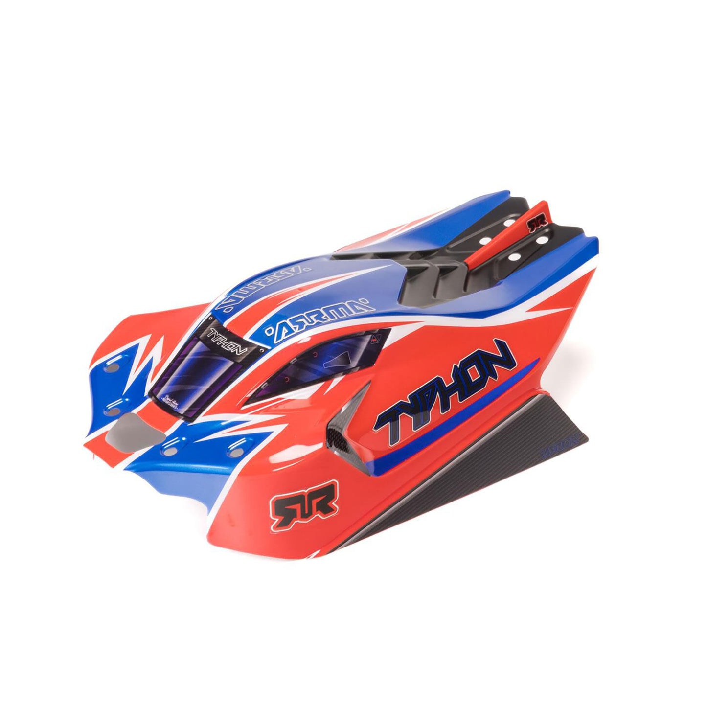 ARRMA ARA-2251 1:8 TYPHON 4x4 Red/Blue Clipless Painted Decaled Body Set
