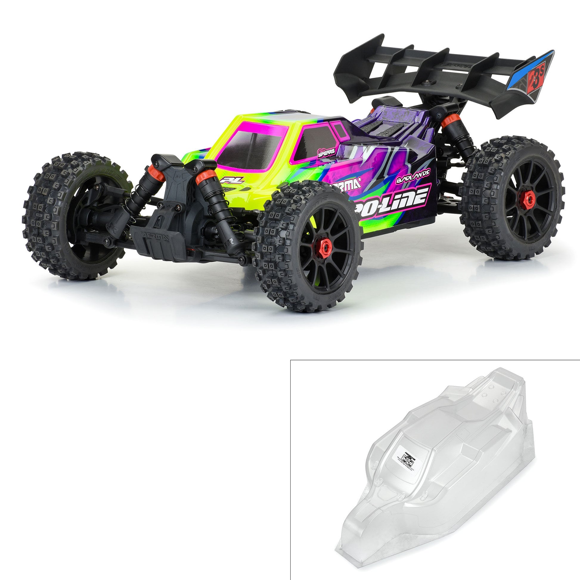 Pro-Line Racing 364600 1:8 Typhon 223S Axis Clear Body