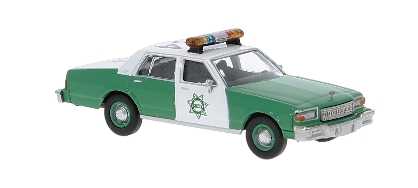Brekina Automodelle 19716 HO San Diego Sheriff 1987 Chevrolet Caprice Sedan