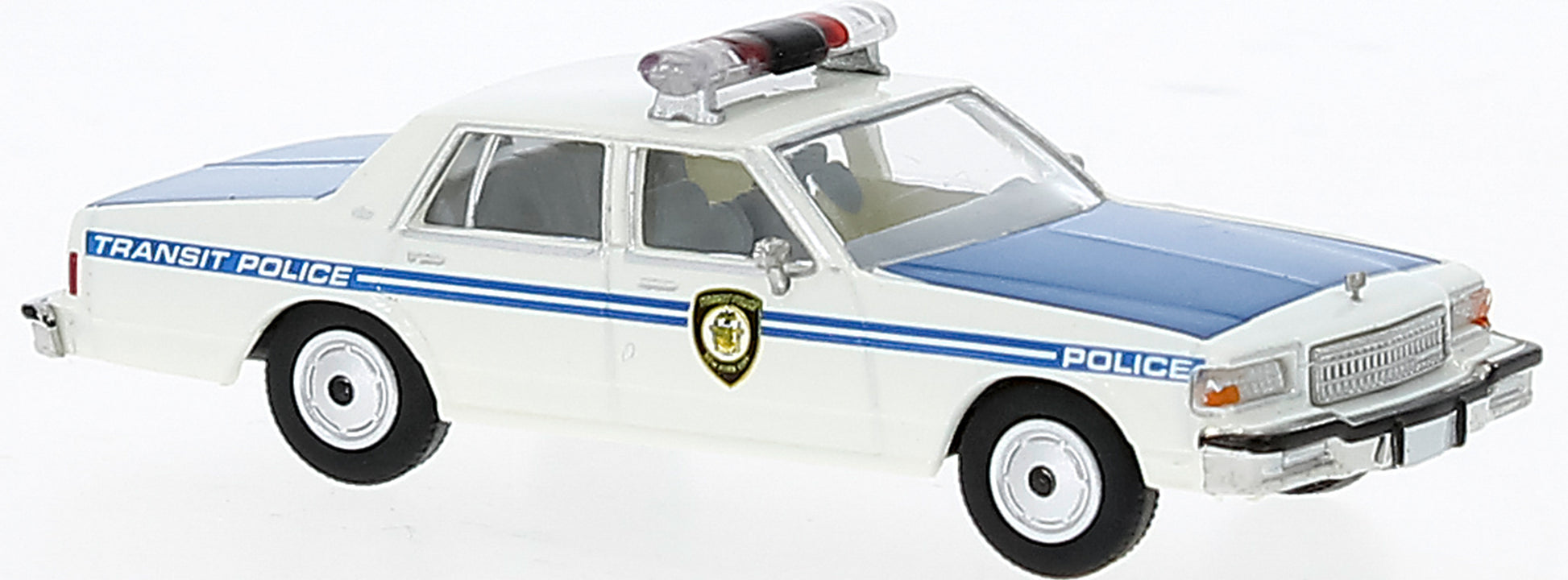 Brekina Automodelle 19710 HO NYPD Transit Police 1987 Chevrolet Caprice Sedan