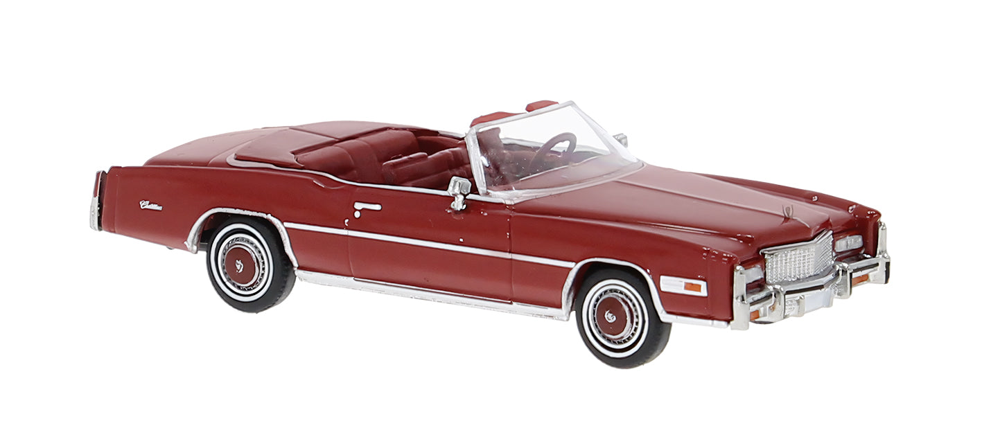 Brekina Automodelle 19758 HO Top Down Gold 1975 Cadillac Eldorado Convertible
