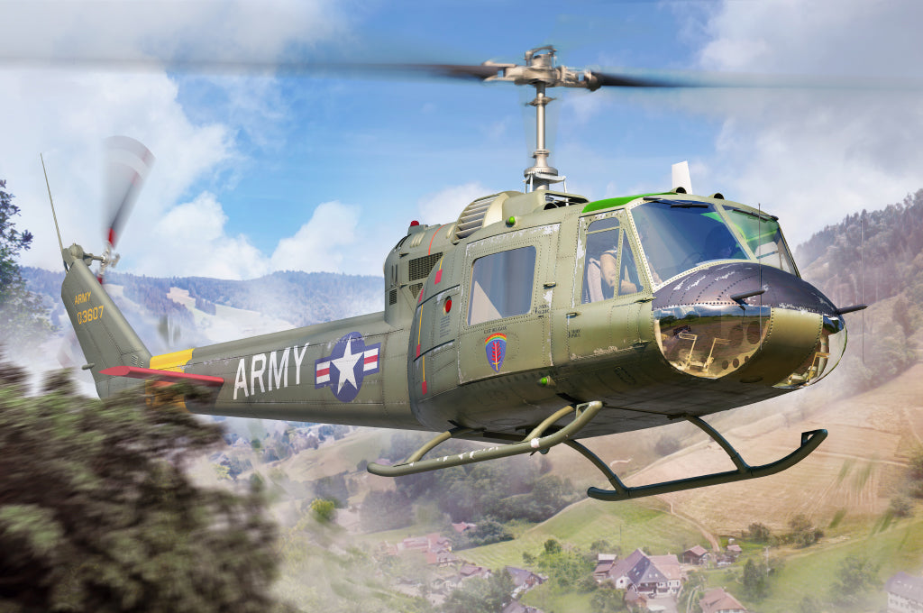 Trumpeter 5111 1:35 UH1B Huey Helicopter Plastic Model Kit - New Tool