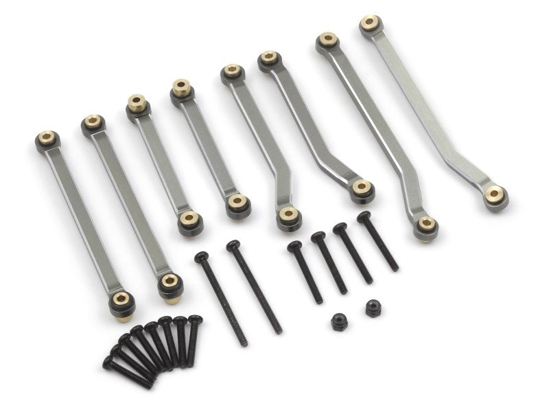 HPI Racing 161147 Gunmetal Aluminum Suspension Link Set