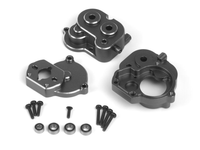 HPI Racing 161170 Gunmetal Aluminum Center Gear Box Set