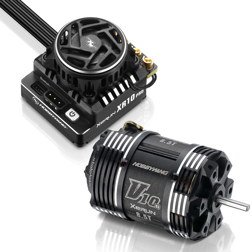 HobbyWing 38020451 XR10 Pro G3 ESC + 7.5T V10 G3 Motor Combo