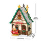 Robotime DS036 Rolife Twinkling Christmas House DIY Miniature House