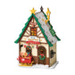 Robotime DS036 Rolife Twinkling Christmas House DIY Miniature House