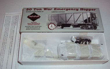 Life Like 31517 HO Proto 2000 B&O 50 Ton War Emergency Hopper #733147 Car Kit