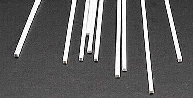 Plastruct 112030 .030 Styrene Square Rod Pack