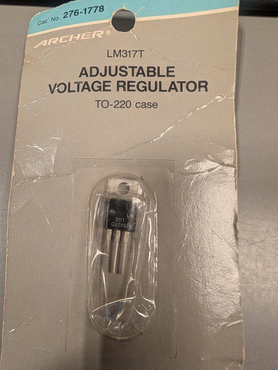 Archer 276-1778 LM317T Adjustable Voltage Regulator TO-220 Case