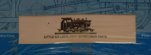 Mantua 3976 HO Scale B & O 0-6-0 Little Six Switcher Steam Locomotive Kit