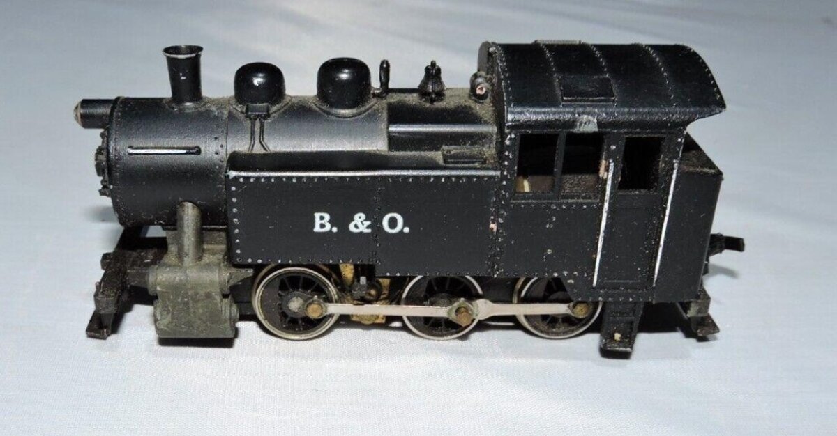 Mantua 3976 HO Scale B & O 0-6-0 Little Six Switcher Steam Locomotive Kit