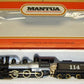 Mantua 114 HO Scale Mogul Loco & Tender 2-6-0 #114 Steam Locomotive Kit