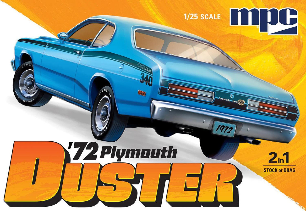 MPC 1006 1:25 1972 Plymouth Duster Car Plastic Model Kit