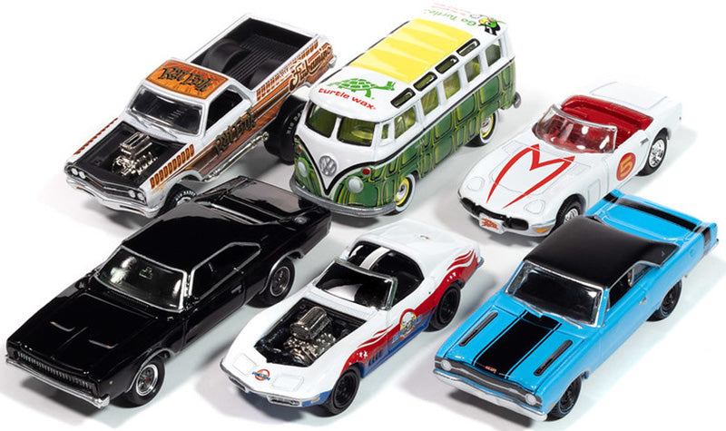 Johnny Lightning JLPC016-CASE 1:64 Pop Culture 2025 Release 1 (Set of 6)
