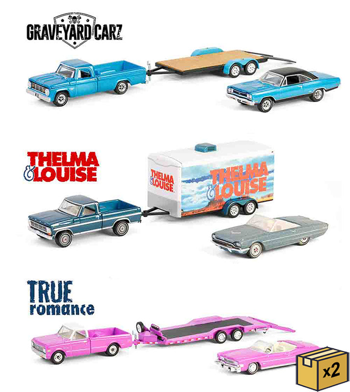 Greenlight Collectibles 31180-CASE 1:64 Hollywood Hitch&Tow Series 13 (Set of 6)