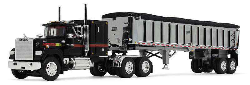 Die Cast Promotions 60-2021 1:64 Mack Super-Liner w/ Sleeper & Dump Trailer