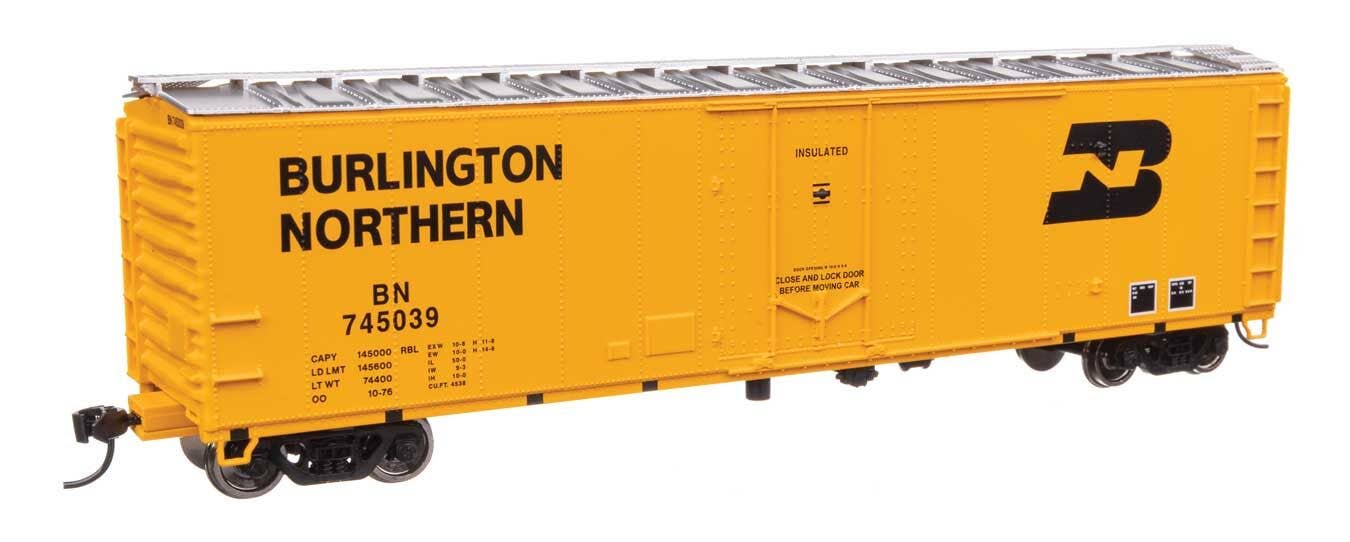 Walthers 910-2849 HO Burlington Northern 50' PC&F Insulated Boxcar RTR #745039