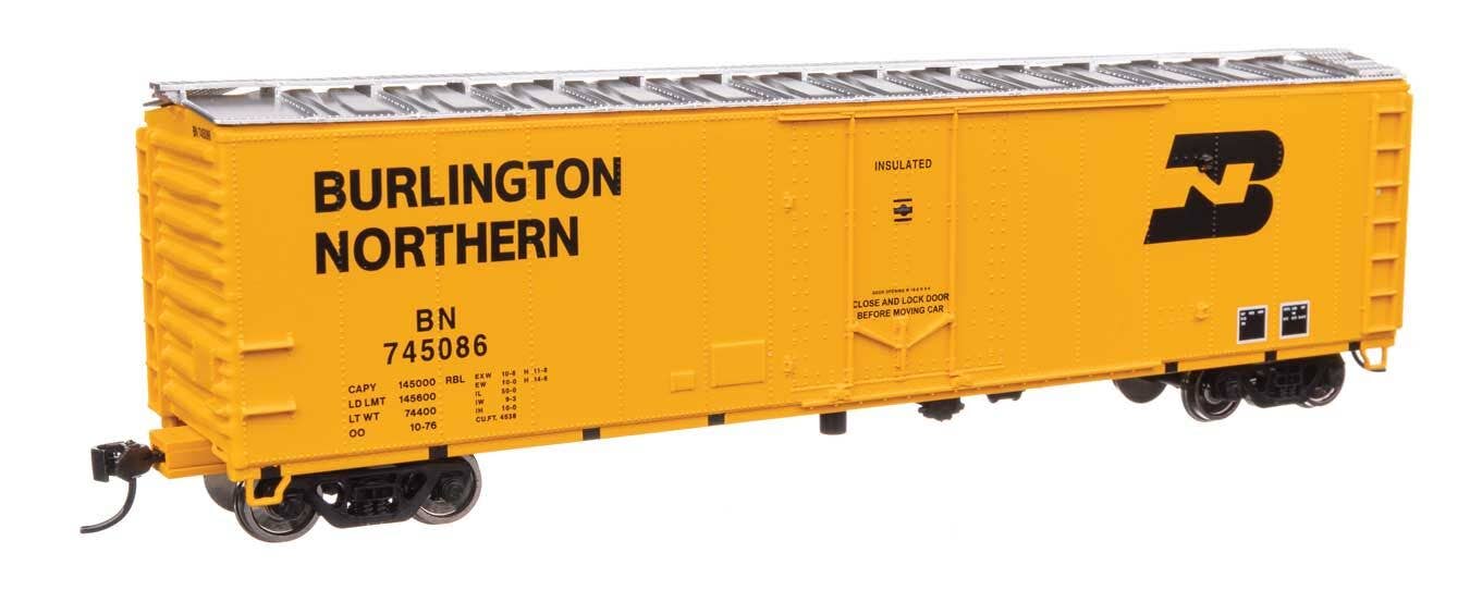 Walthers 910-2852 HO Burlington Northern 50' PC&F Insulated Boxcar RTR #745086