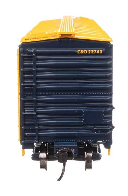 Walthers 910-2855 HO Chesapeake & Ohio 50' PC&F Insulated Boxcar RTR #22743