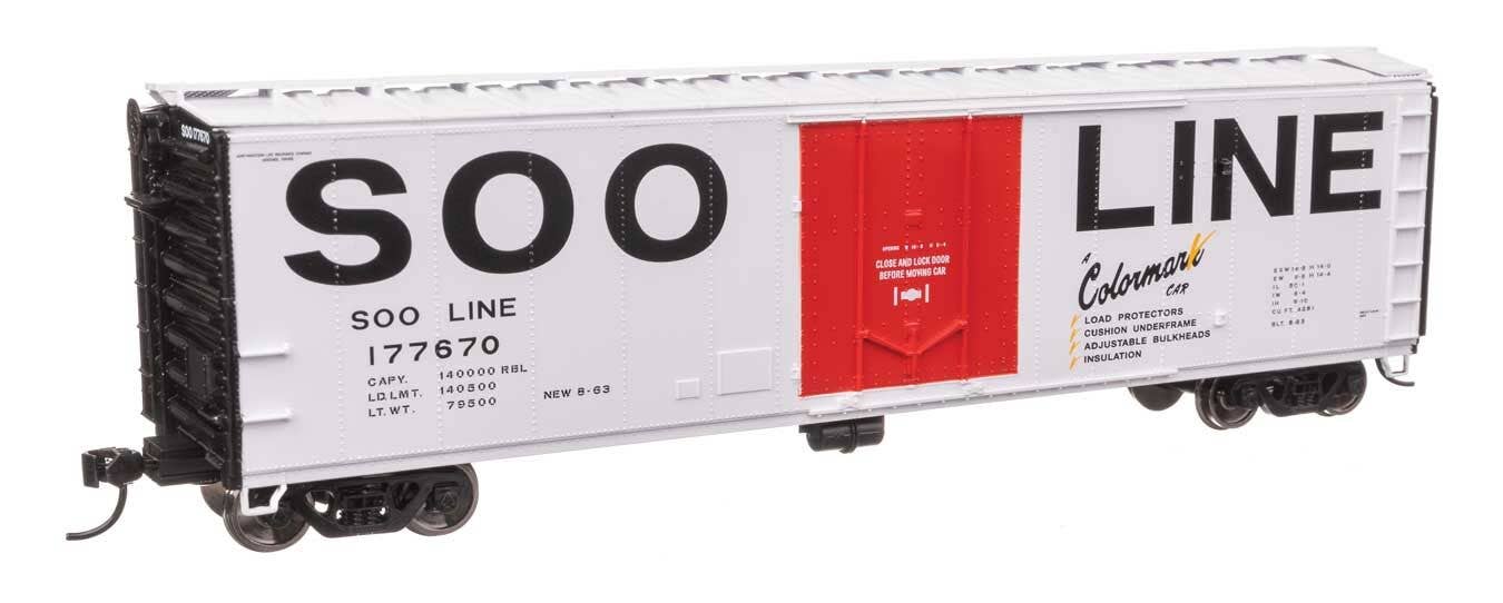 Walthers 910-2868 HO Soo Line 50' PC&F Insulated Boxcar Ready to Run #177670