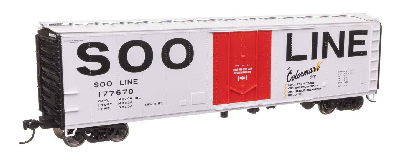 Walthers 910-2868 HO Soo Line 50' PC&F Insulated Boxcar Ready to Run #177670