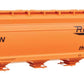 Walthers 910-49208 HO D&RGW ACF 5250 4-Bay Centerflow Covered Hopper RTR #15550