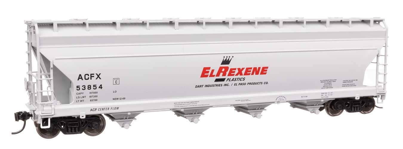 Walthers 910-49211 HO ACFX ACF 5250 4-Bay Centerflow Covered Hopper RTR #53854
