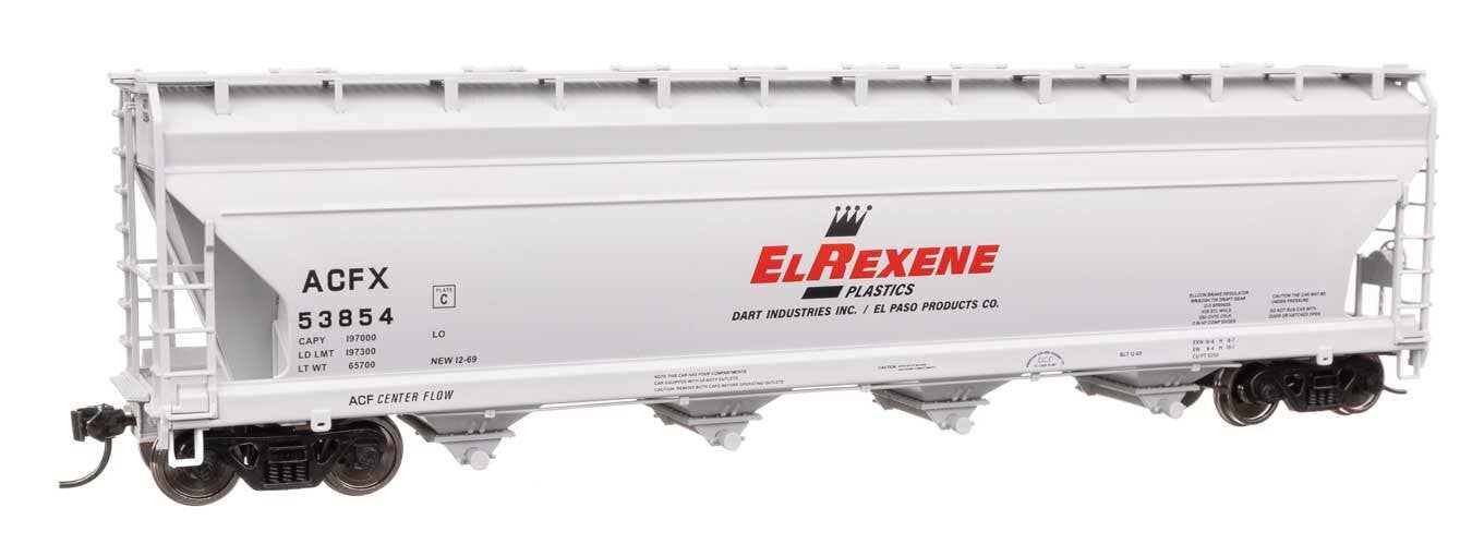 Walthers 910-49211 HO ACFX ACF 5250 4-Bay Centerflow Covered Hopper RTR #53854