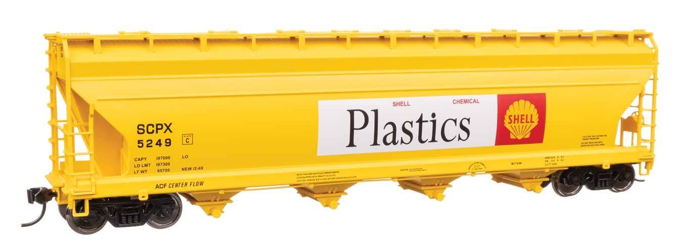 Walthers 910-49219 HO Shell ACF 5250 4-Bay Centerflow Covered Hopper RTR #5249