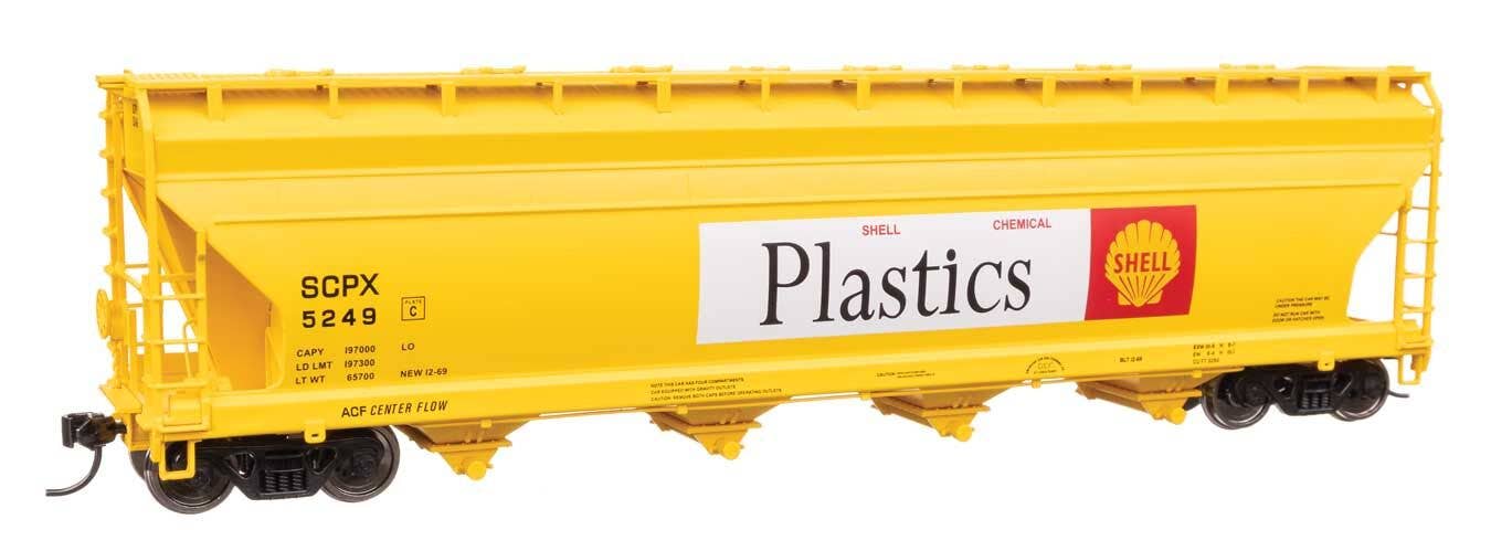 Walthers 910-49219 HO Shell ACF 5250 4-Bay Centerflow Covered Hopper RTR #5249