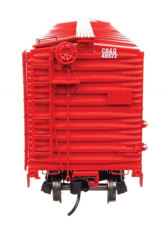 Walthers 920-101673 HO CB&Q 50' AAR Double-Door Boxcar Ready to Run #48522