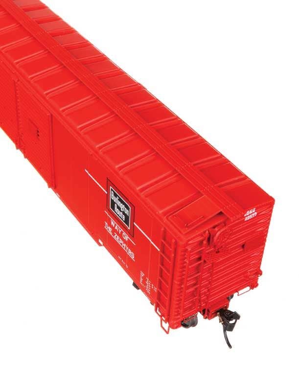 Walthers 920-101673 HO CB&Q 50' AAR Double-Door Boxcar Ready to Run #48522