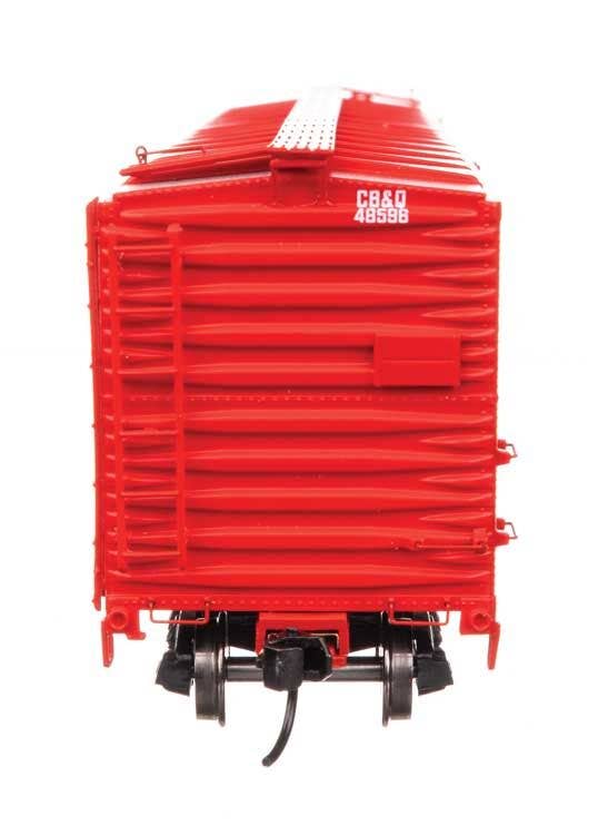 Walthers 920-101675 HO CB&Q 50' AAR Double-Door Boxcar Ready to Run #48596