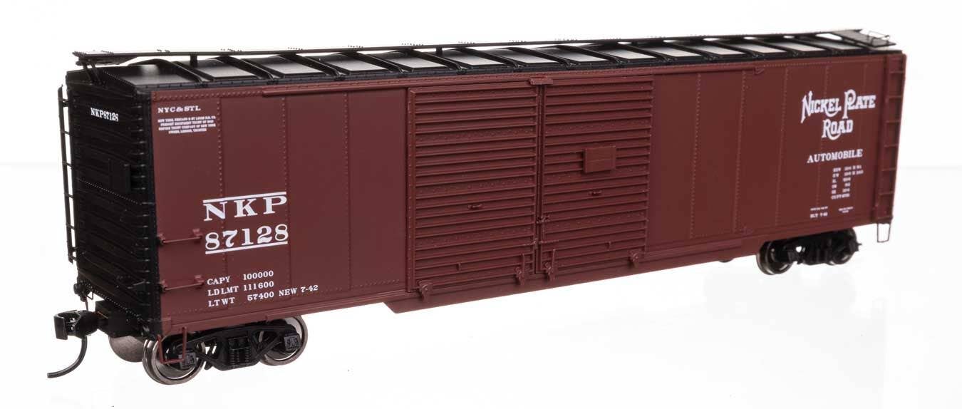 Walthers 920-101676 HO Nickle Plate Road 50' AAR Double-Door Boxcar RTR #87128