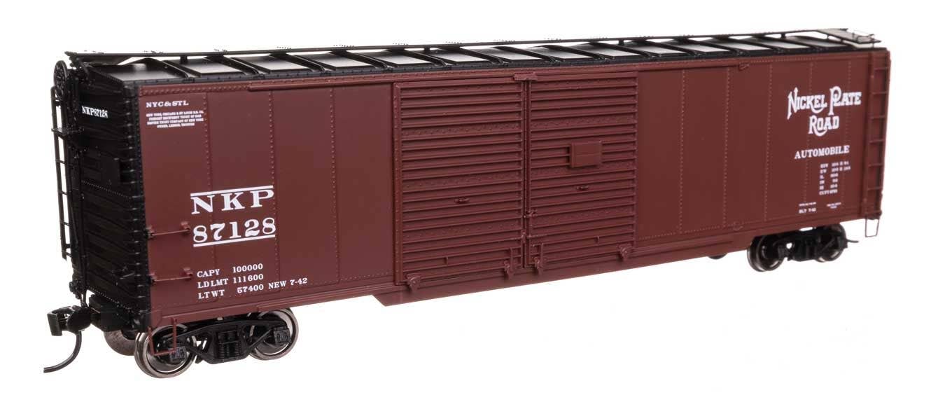 Walthers 920-101676 HO Nickle Plate Road 50' AAR Double-Door Boxcar RTR #87128