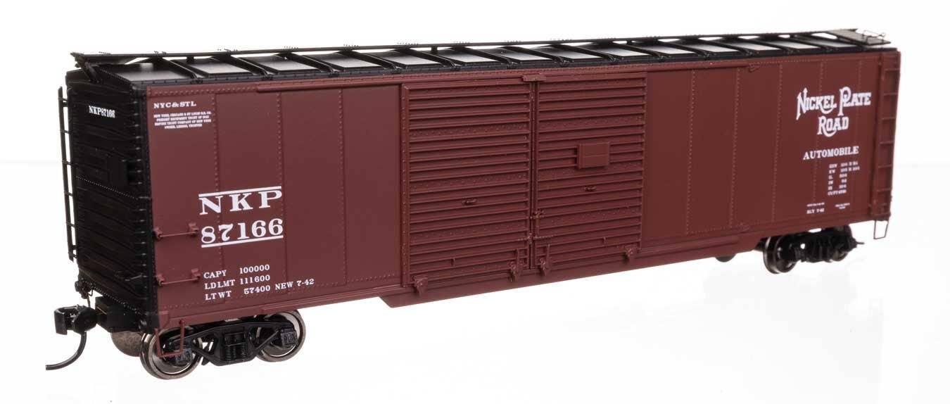 Walthers 920-101677 HO Nickle Plate Road 50' AAR Double-Door Boxcar RTR #87166