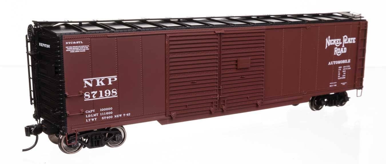 Walthers 920-101678 HO Nickle Plate Road 50' AAR Double-Door Boxcar RTR #87198