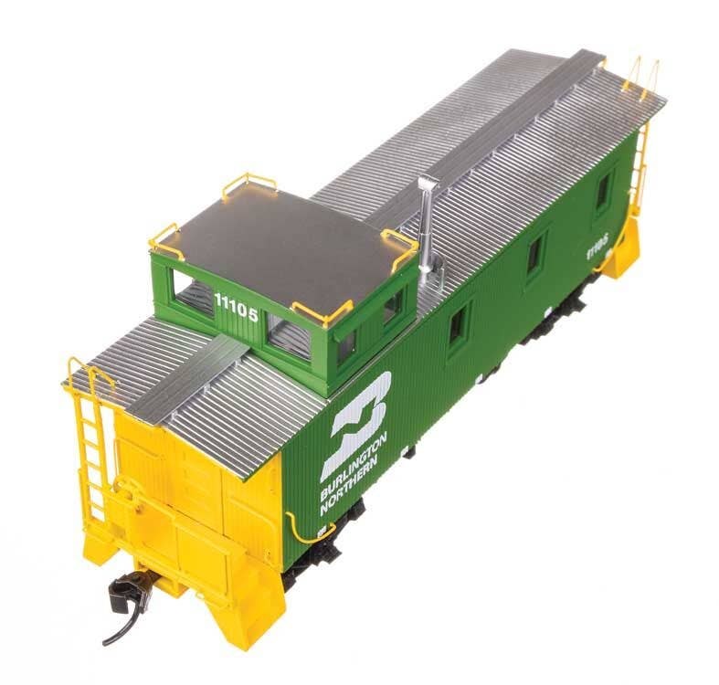 Walthers 920-103255 HO BN 30' GTW Style Wood Caboose w/ Offset Coupola #11105
