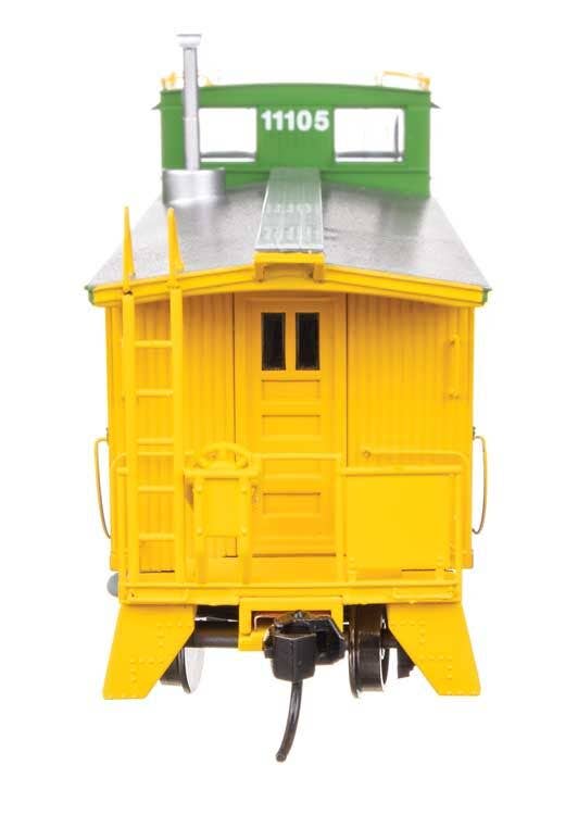 Walthers 920-103255 HO BN 30' GTW Style Wood Caboose w/ Offset Coupola #11105