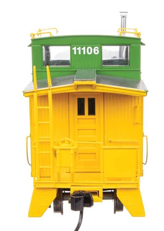 Walthers 920-103256 HO BN 30' GTW Style Wood Caboose w/ Offset Coupola #11106