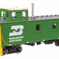 Walthers 920-103256 HO BN 30' GTW Style Wood Caboose w/ Offset Coupola #11106