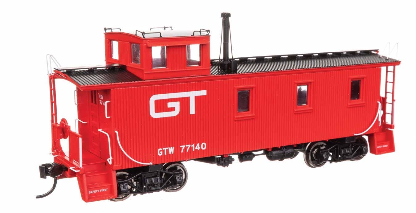 Walthers 920-103263 HO GTW 30' GTW Style Wood Caboose w/ Offset Coupola #77140