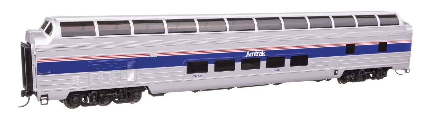 Walthers 920-13602 HO Amtrak Ph. IV 85' Budd Great Dome with Decal Ready to Run