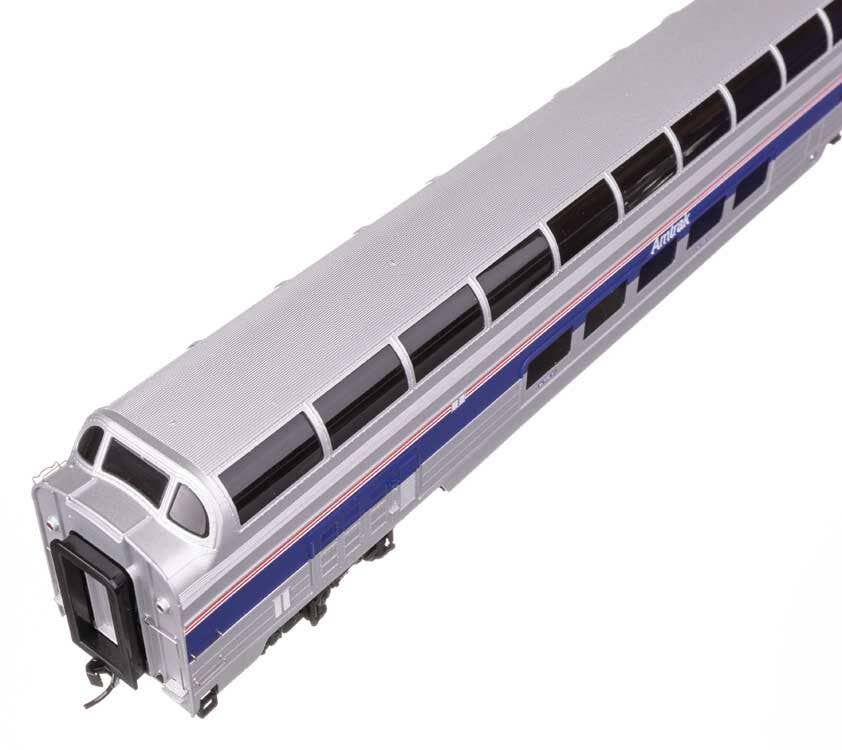 Walthers 920-13602 HO Amtrak Ph. IV 85' Budd Great Dome with Decal Ready to Run