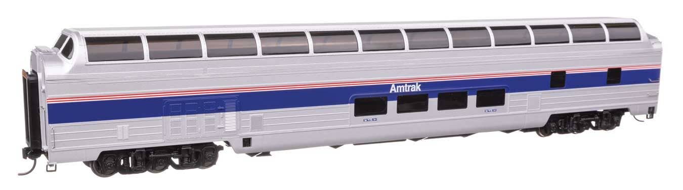 Walthers 920-13602 HO Amtrak Ph. IV 85' Budd Great Dome with Decal Ready to Run